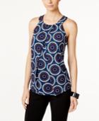 Inc International Concepts Pleated Printed Top, Only At Macy's