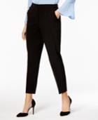 Ny Collection Ruffled Straight-leg Ankle Pants