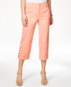 Jm Collection Embellished Capri Pants, Only At Macy's
