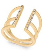 Inc International Concepts Gold-tone Pave Open Ring, Created For Macy's