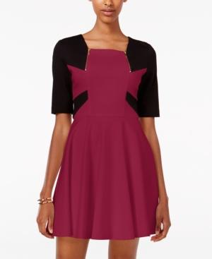 Xoxo Juniors' Colorblocked Fit & Flare Dress