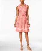 Charter Club Iconic-print Shirtdress, Only At Macy's