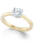 Idealmark Certified Diamond Solitaire Engagement Ring In 18k Gold (1 Ct. T.w.)