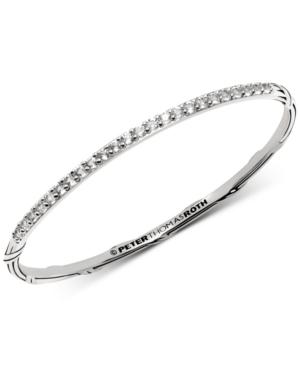 Peter Thomas Roth White Topaz Bangle Bracelet (2 Ct. T.w.) In Sterling Silver