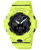 G-shock Men's Analog-digital Step Tracker Yellow Resin Strap Watch 48.6mm