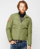 Denim & Supply Ralph Lauren Men's Wax Nylon Moto Jacket