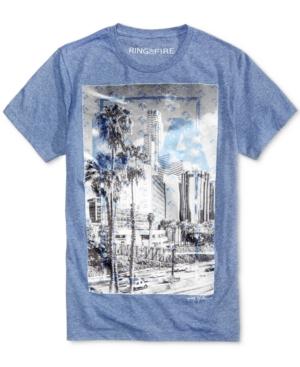 Ring Of Fire Men's La Clear Graphic-print Cotton T-shirt, Only At Macy's