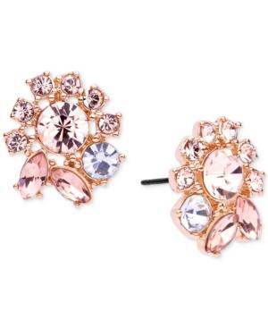 Marchesa Crystal Cluster Stud Earrings