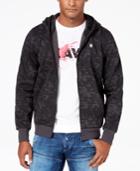 G-star Raw Men's Honeycomb Printed Full-zip Hoodie