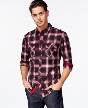 Guess Damen Military Plaid Shirt