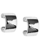 Nine West Silver-tone 1/4 Small C-hoop Earrings