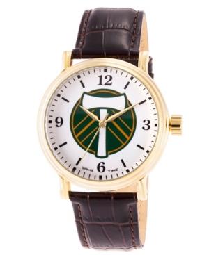 Gametime Mls Portland Timbers Men's Shiny Gold Vintage Alloy Watch