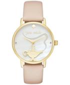 Kate Spade New York Women's Metro Vachetta Leather Strap Watch 34mm Ksw1258