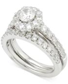 Marchesa Certified Diamond Bridal Set (2 Ct. T.w.) In 18k Gold, White Gold Or Rose Gold, Created For Macy's