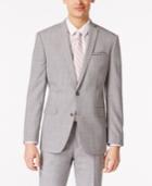 Bar Iii Men's Light Gray Slim Fit Jacket, Created For Macy's