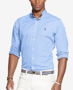 Polo Ralph Lauren Men's Long Sleeve End-on-end Poplin Shirt