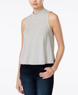 Bar Iii Mock-turtleneck Flyaway Tank Top, Only At Macy's