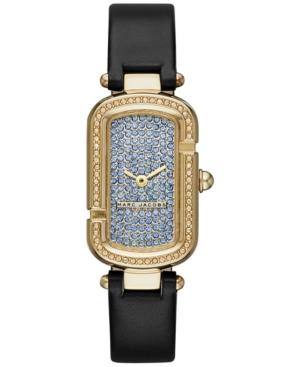 Marc By Marc Jacobs Women's The Jacobs Black Leather Strap Watch 20x31mm Mj1553