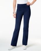 Style & Co Petite Bootcut Yoga Pants, Created For Macy's