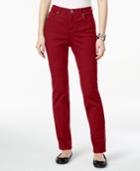 Style & Co. Petite Tummy-control Straight-leg Jeans, Only At Macy's