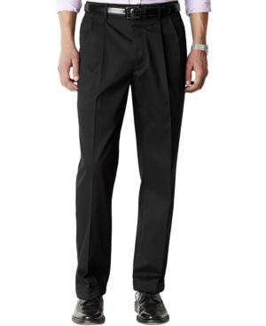 Dockers Relaxed Fit Iron Free Khaki Pants - Pleated D4