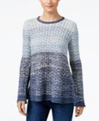 Style & Co. Colorblocked Sweater, Only At Macy's