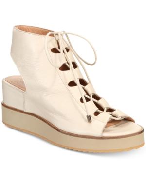 Andre Assous Tamsin Platform Lace-up Wedge Sandals