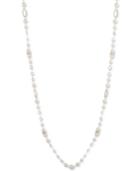 Anne Klein Gold-tone Crystal & Imitation Pearl 42 Strand Necklace