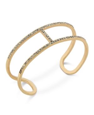 Inc International Concepts Gold-tone Cutout Cuff Bracelet, Only At Macy's