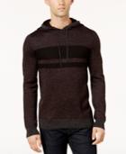 Calvin Klein Men's Chest Stripe Hooded Sweater
