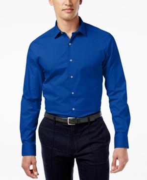 Alfani Slim Fit + Stretch Men's Dress Shirt, Only At Macy's