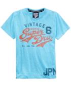 Super Dry Men's Stacker Modern Graphic-print T-shirt