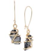Robert Lee Morris Soho Caged Crystal Drop Earrings