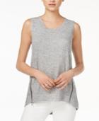 Rachel Rachel Roy Space-dyed High-low Top, Only At Macy's