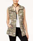 American Rag Juniors' Camouflage Utility Vest, Created For Macy's