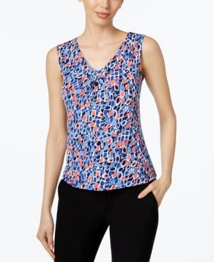 Kasper Petite V-neck Blouse