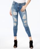 Guess Ripped Skinny Ankle Jeans