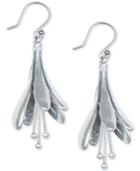 Lucky Brand Silver-tone Tulip Drop Earrings