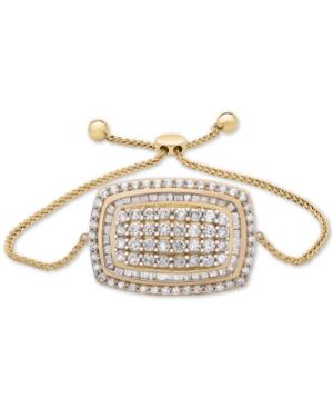 Wrapped In Love Diamond Cluster Bolo Bracelet (2 Ct. T.w.) In 14k Gold