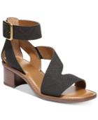 Franco Sarto Lorelia Block-heel Strappy Dress Sandals Women's Shoes