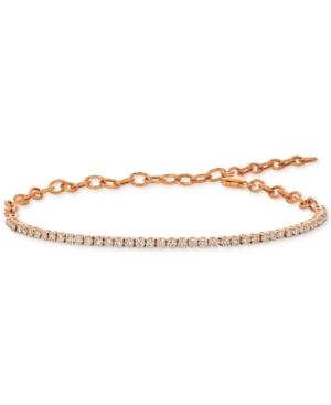 Le Vian Chocolatier Diamond Tennis Bracelet (1-1/4 Ct. T.w.) In 14k Rose Gold