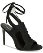 Calvin Klein Women's Santos Lace-up Dress Sandals Women's Shoes