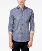 Vince Camuto Men's Abstract-print Long-sleeve Shirt