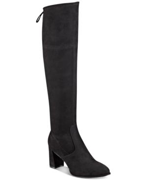 Marc Fisher Labella Tall Block-heel Boots Women's Shoes