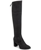Marc Fisher Labella Tall Block-heel Boots Women's Shoes