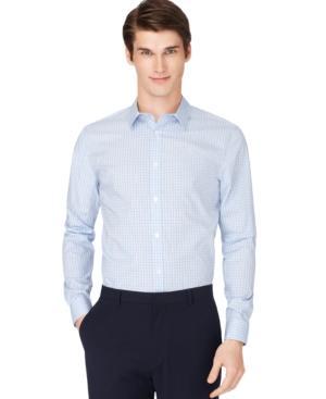 Calvin Klein No-iron Checked Slim-fit Shirt
