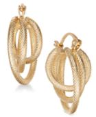 Charter Club Gold-tone Multi-hoop Earrings, Created For Macy's