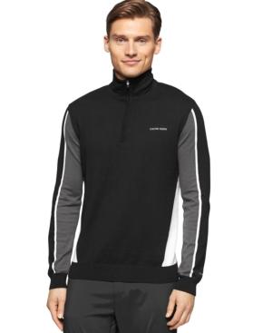 Calvin Klein Colorblocked Tech Half-zip Sweater