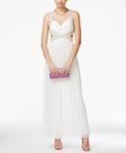 Trixxi Juniors' Jewel Strap Side Cutout Gown