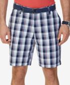 Nautica Men's 8-1/2 Classic-fit Plaid Cotton Shorts